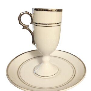 espresso cup and saucer, coffee cup, empire espresso cup, cottage kitchen